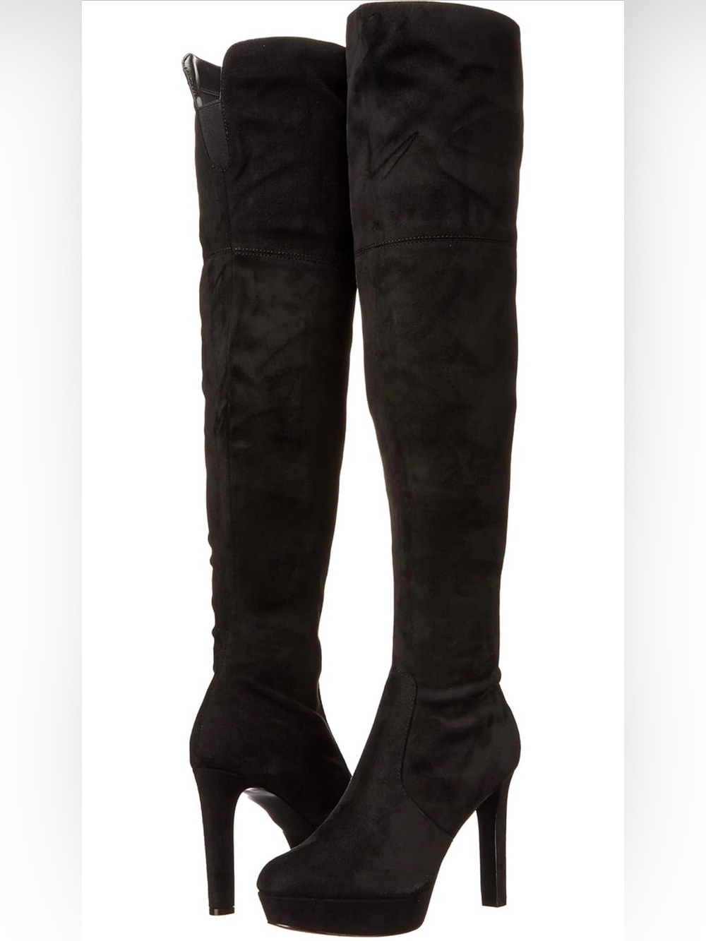 Nine West Black Gotcha2 Suede Boots NIB